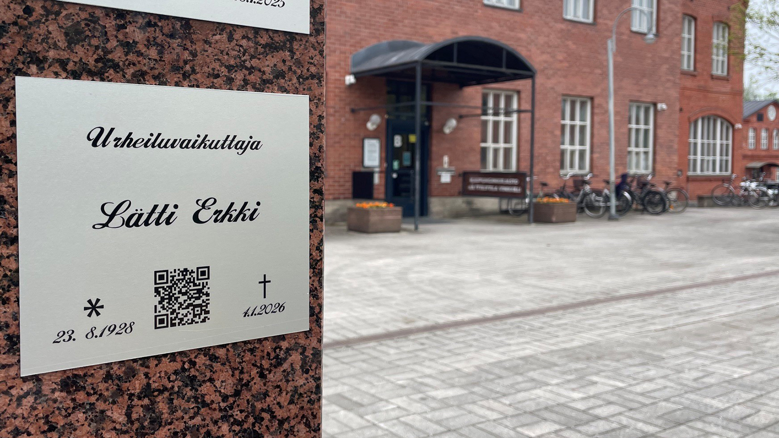 Erkki Lätti Forssan Hall of Fameen